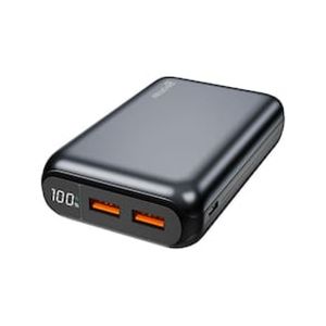 Carregador Portátil Geonav PB20K20WSG 20000 mAh com USB-A e USB-C para Celulares e Dispositivos Eletrônicos