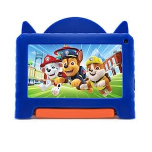 Tablet Infantil Multi Patrulha Canina Wi-Fi, Bluetooth, USB, Tela de 7, 64GB, 4GB de RAM, Android 13 GO, Processador Quad-Core