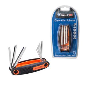 Chave Allen profissional dobravel 8 peças
