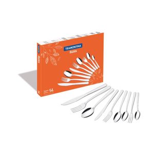 Faqueiro inox 54 peças linha Búzios Tramontina