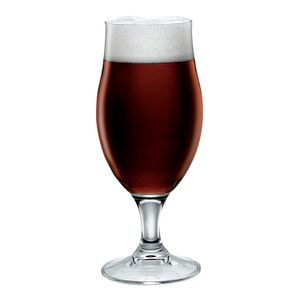 Taça Cerveja Vidro Transparente 390Ml Bormioli Rocco Executive 19X8X8Cm 3 Peças