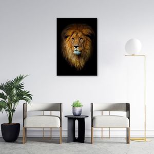 Quadro Leão de Juda 100x70 Sem Moldura