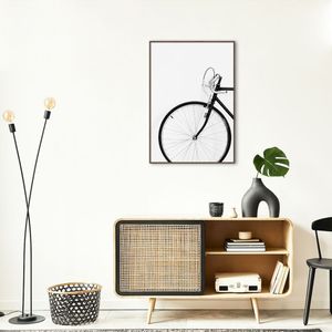 Quadro Bicicleta Vintage 60x43 Filete Marrom