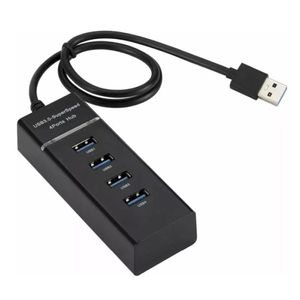 Hub USB 3.0 Com 4 Portas Alta Velocidade 5.0 Gbps Uh-30 Preto