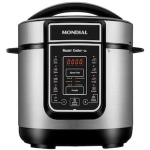 Panela Elétrica de Pressão Mondial Digital Master Cooker PE-40 3L - Preta/Inox