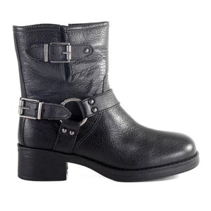 Bota Feminina Bottero Couro Burnish Preto