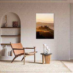 Quadro Comuna San Quirico d'Orcia 43x30 Sem Moldura