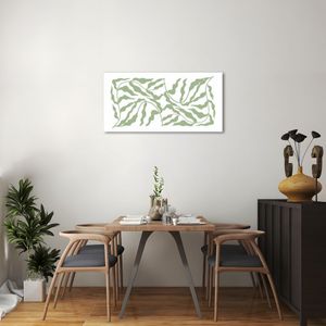 Quadro Floral Boho 86x43 Sem Moldura