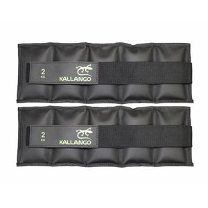 Caneleira Kallango Profissional Emborrachada Preta 2kg Par
