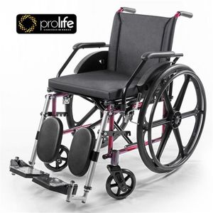 Cadeira de Rodas Prolife Pl 101 Flex com Elevação de Perna 44 Largura