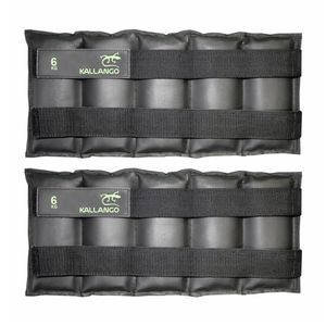 Caneleira Kallango Profissional Emborrachada Preta 6kg Par