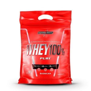 Whey Protein 100% Pure Integralmedica 907g Baunilha Refil