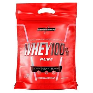 Whey Protein 100% Pure Integralmedica 907g Cookies And Cream Refil