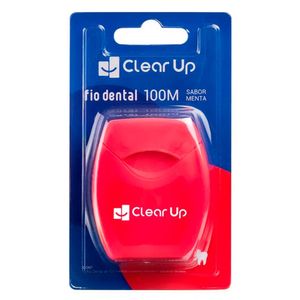 Fio Dental Clear Up 100M Sabor Menta