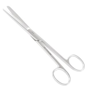 Tesoura Cirúrgica Romba/Romba 15cm Reta Inox Abc