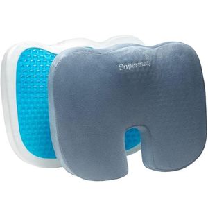 Almofada Anatomica Gel Protetor Coccix C/Capa Supermedy