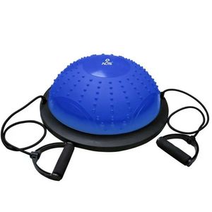 Bosu Meia Bola Dome com Elásticos e Bomba Acte Sports