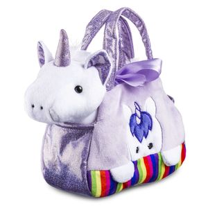 Pelúcia Cutie Handbags Unicórnio Roxo Multikids - BR1712 BR1712