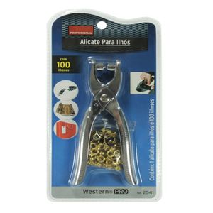 Alicate Ilhoses 14,8Cm 100 Peças Western