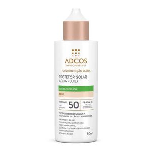 Protetor Solar Facial Adcos Aqua Fluid Fps50 Beige 50ml