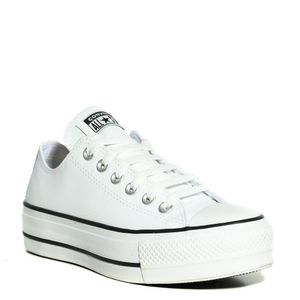 Tênis All Star Converse Plataforma em Couro