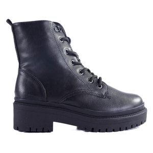 Coturno Feminino Via Marte 005-001-01 Preto