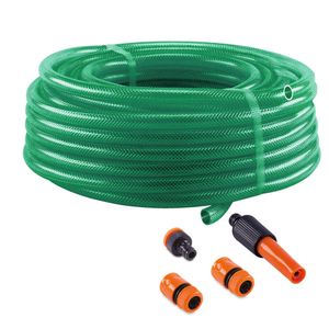 Mangueiras 20m Trancada 7/16 Com Engate Rápido Verde Force Line