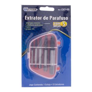 Extrator De Parafuso 5 Peças Western