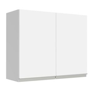 Armário Aéreo Madesa Glamy 80 cm 2 Portas - Branco