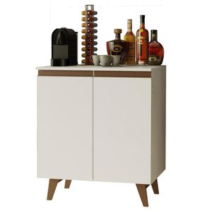 Balcão Cantinho do Café Madesa Reims 70 cm 2 Portas - Branco