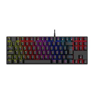 Teclado Gamer Mecânico Royal Cross, TKL, Blue Switch, ABNT2, RGB Preto Warrior - TC312 TC312