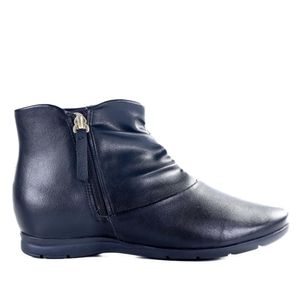 Bota Feminina Comfortflex Cano Curto 2491302 Preto