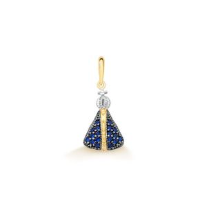 Pingente de Ouro 18k Nossa Senhora Aparecida