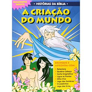 EMBALAGEM ECONOMICA - HISTORIAS DA BIBLIA - PASSATEMPOS INFANTIS - CONTEM 6 LIVROS