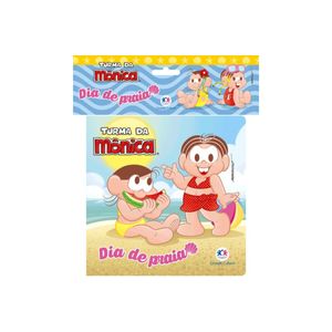 LIVRO DE BANHO - TURMA DA MONICA - DIA DE PRAIA