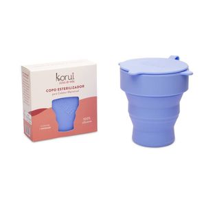 Copo Esterilizador Para Coletor Menstrual Korui Cor Lavanda