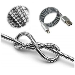 Cabo Usb Carregador Kingo Metal Reforçado Iphone 6 7 8 X Xs Prata
