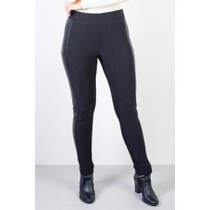 Calça feminina térmica detalhe em corino 80482