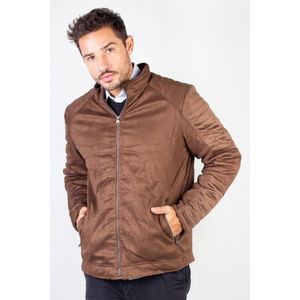 Jaqueta suede masculina forrada com pelo 94125