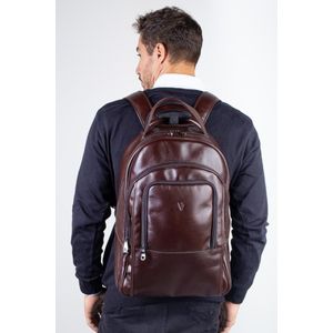 Mochila de carrinho em couro italiano Heitor