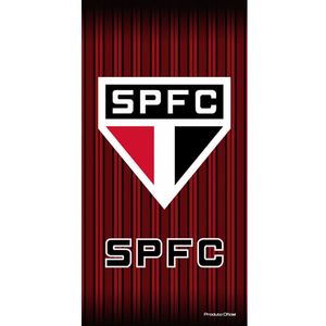 Toalha São Paulo Oficial Buettner Veludo 70x140cm