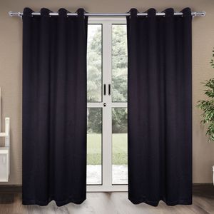 Cortina Blecaute de Tecido Izaltex Preto 260x180cm