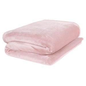 Cobertor Super King Size Europa Toque de Luxo 240 x 280cm - Rosa Malva
