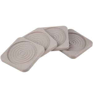 Porta Copos Kit com 4 Peças Evo Cinza Petra