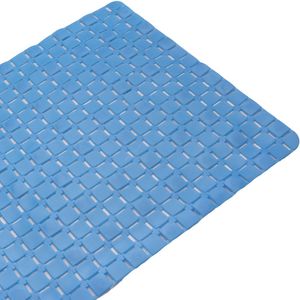 Tapete para Box Emborrachado Antiderrapante 68x38cm Azul Céu