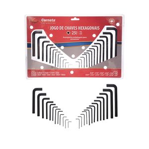 Jogo 25 Chaves Hexagonais Corneta