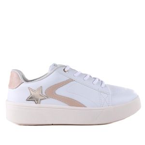 Tênis Feminino Ramarim Casual 2483105 Branco Ouro