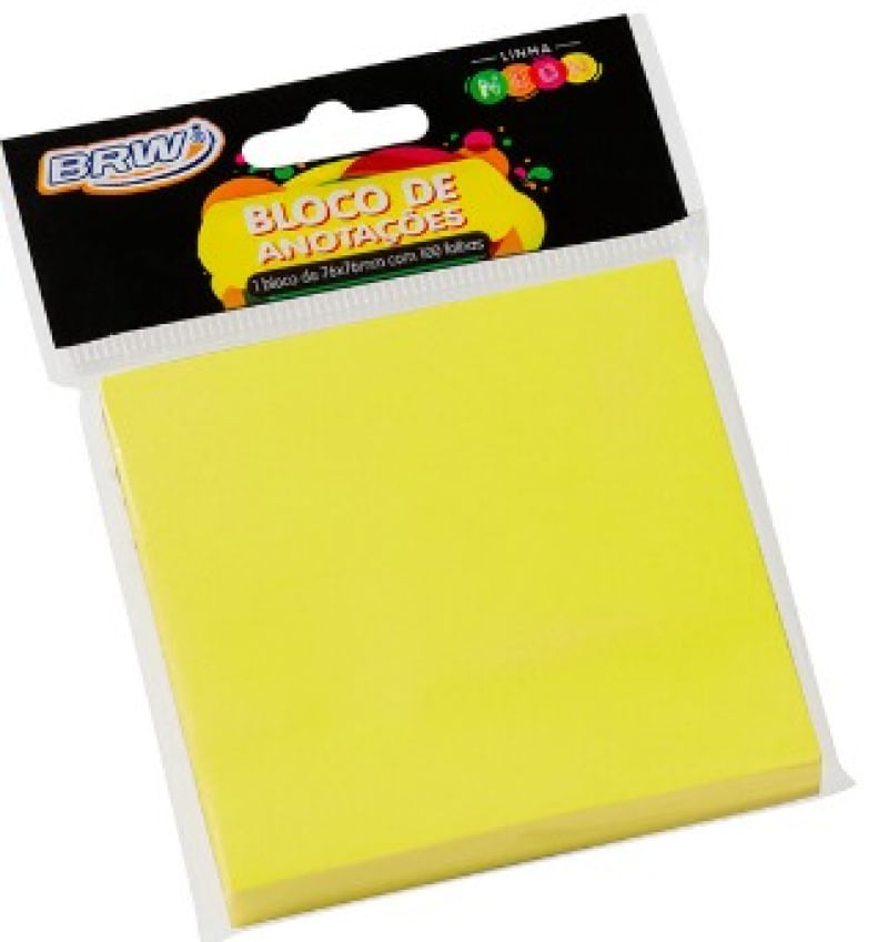 bloco post it 76x76 amarelo