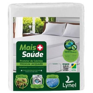 Protetor de Colchão Casal Impermeável Lynel + Saúde Premium Jacquard 40cm