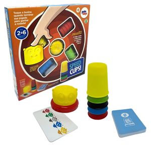 Jogo Tabuleiro Para A Família - Speed Cups - Paki Toys